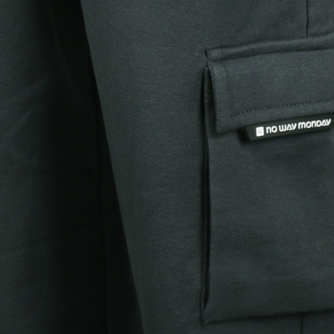 No Way Monday Jogging trousers, loose fit, cargo Anthracite