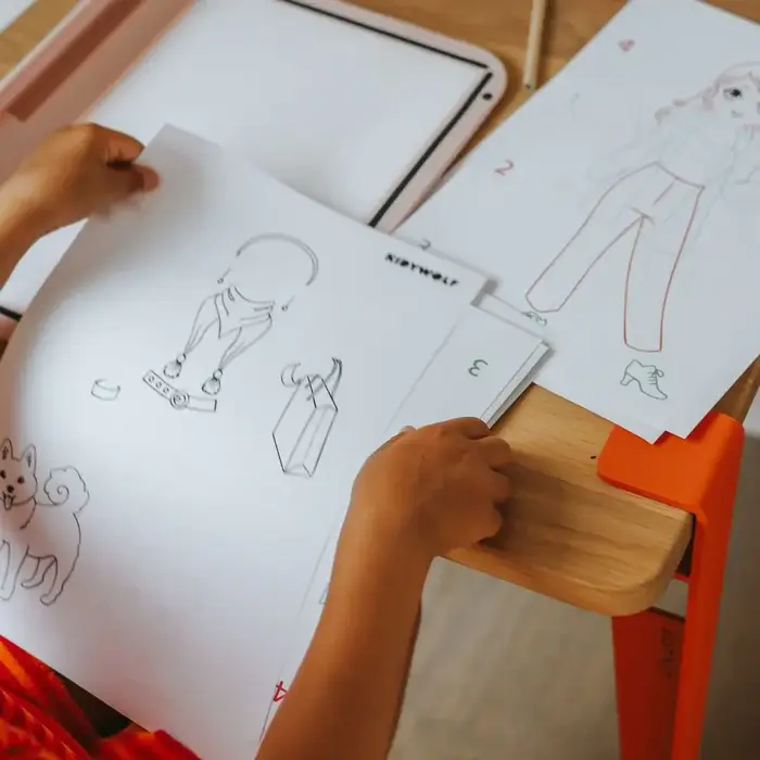 Kidywolf KIDYDRAW-PRO mobiele en lichtgevende tablet roze