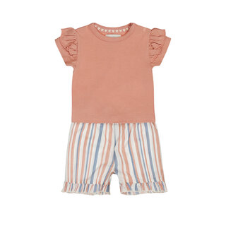 Dirkje 2 pc set Light pink, T-shirt, Shorts