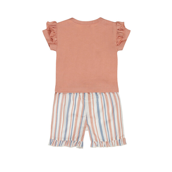 Dirkje 2 pc set Light pink, T-shirt, Shorts