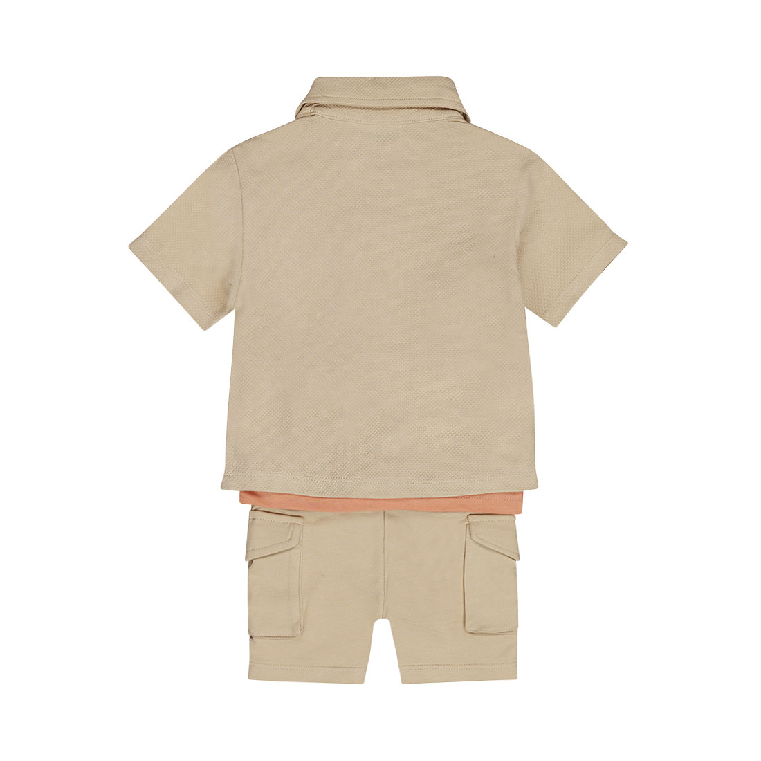 Dirkje 3 pc set Sand, Shirt ss, T-shirt, Jogging shorts
