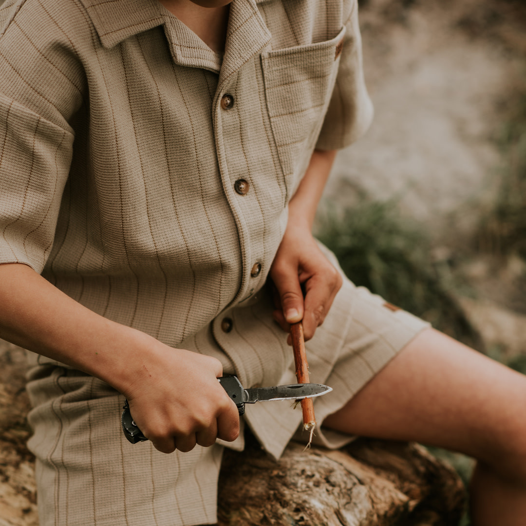 Koko Noko 2 pc set Pebble, loose fit, Shirt ss, Shorts