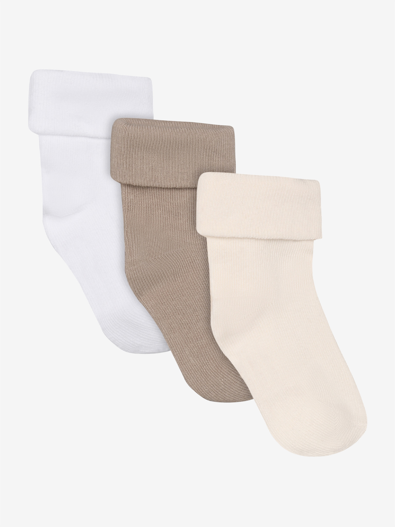 Noppies Unisex Socks 3-pack Oatmeal