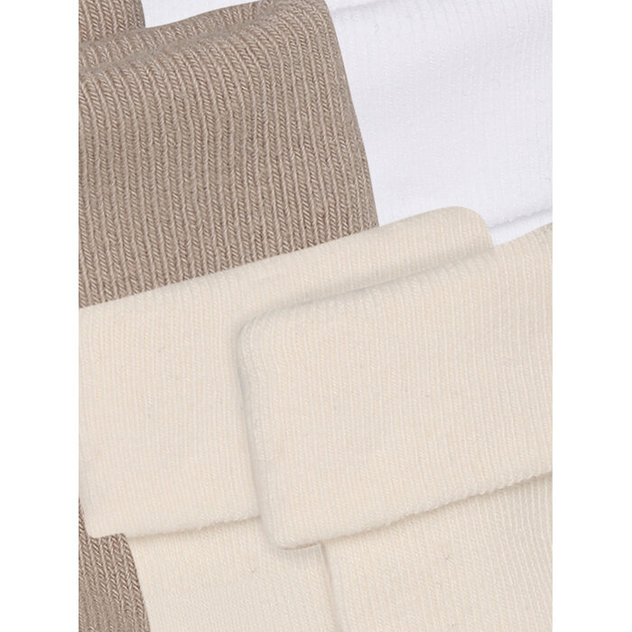 Noppies Unisex Socks 3-pack Oatmeal