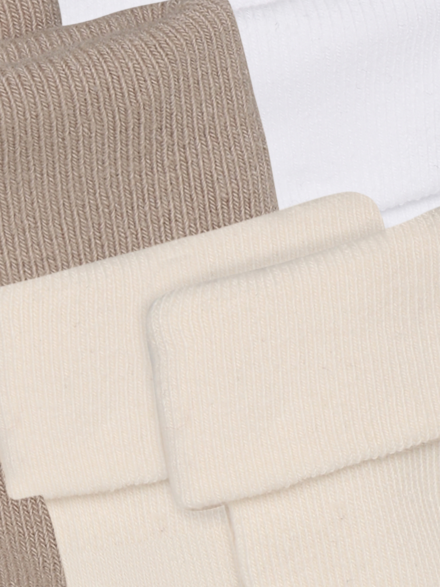 Noppies Unisex Socks 3-pack Oatmeal