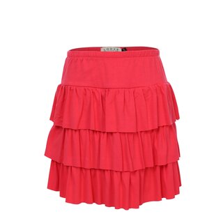 Looxs Little Ruffled Skirt poppy red