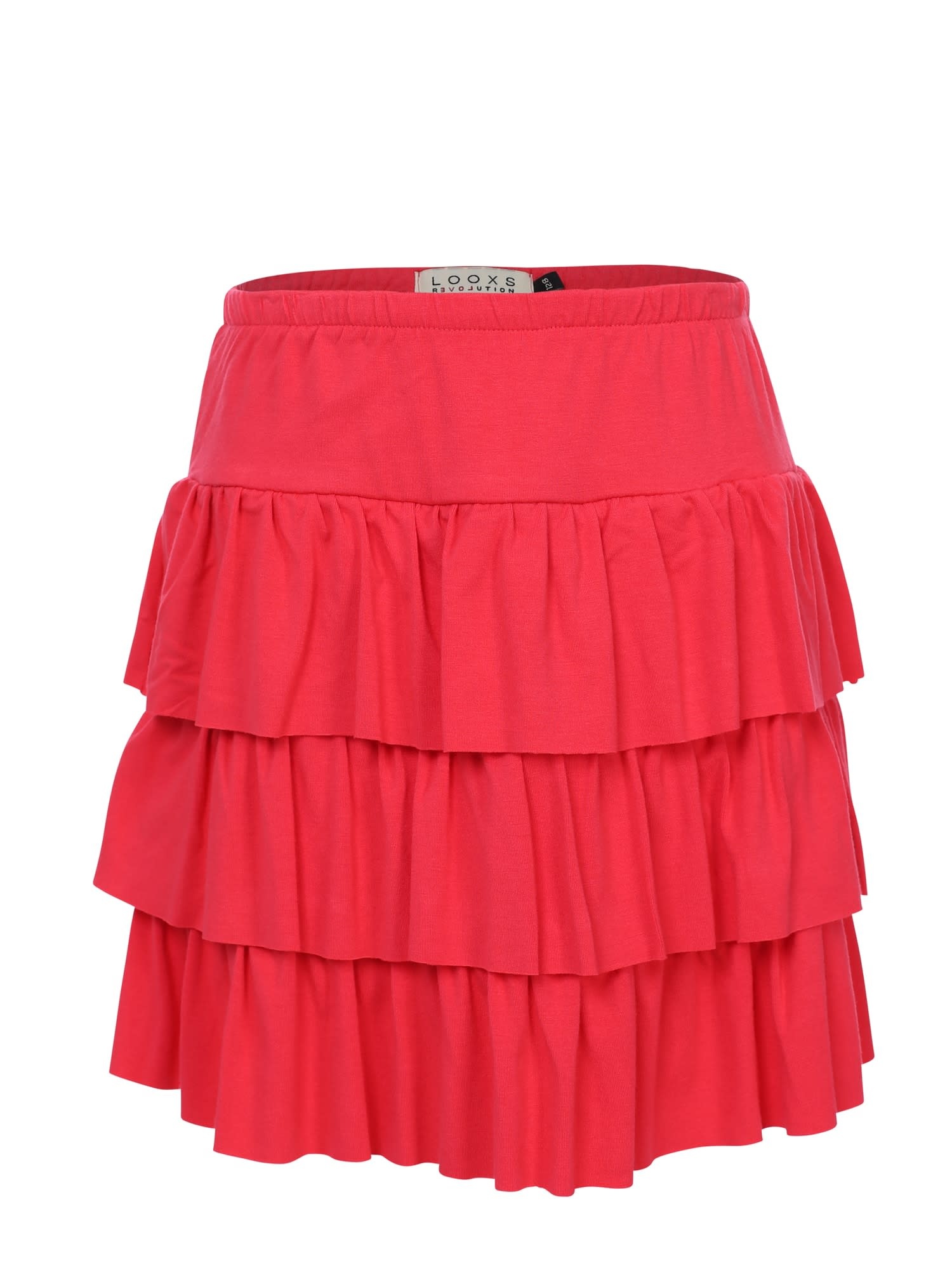 Looxs Little Ruffled Skirt poppy red