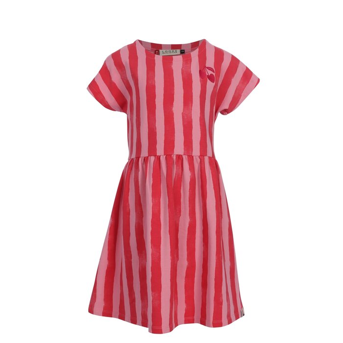 Looxs Little Striped Sweat Dress SS Stripe