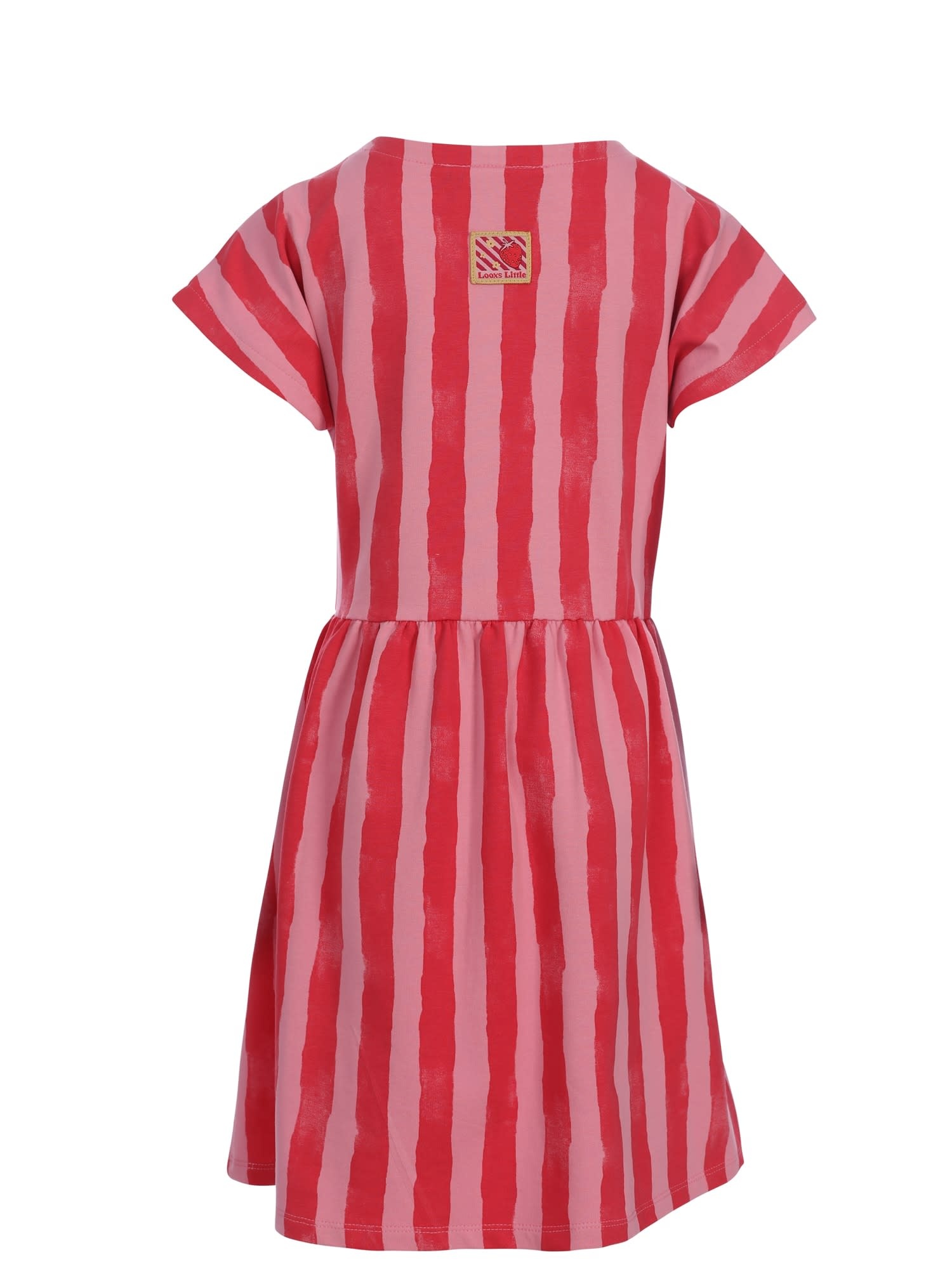 Looxs Little Striped Sweat Dress SS Stripe