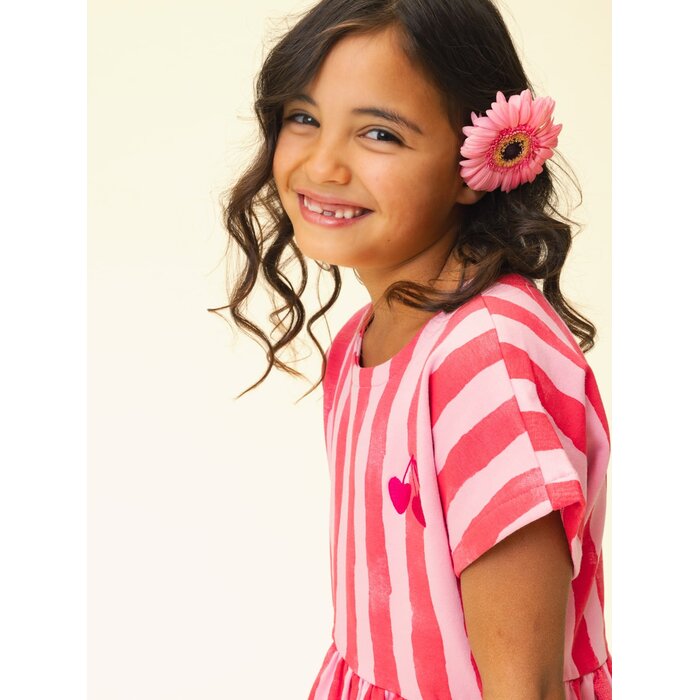 Looxs Little Striped Sweat Dress SS Stripe