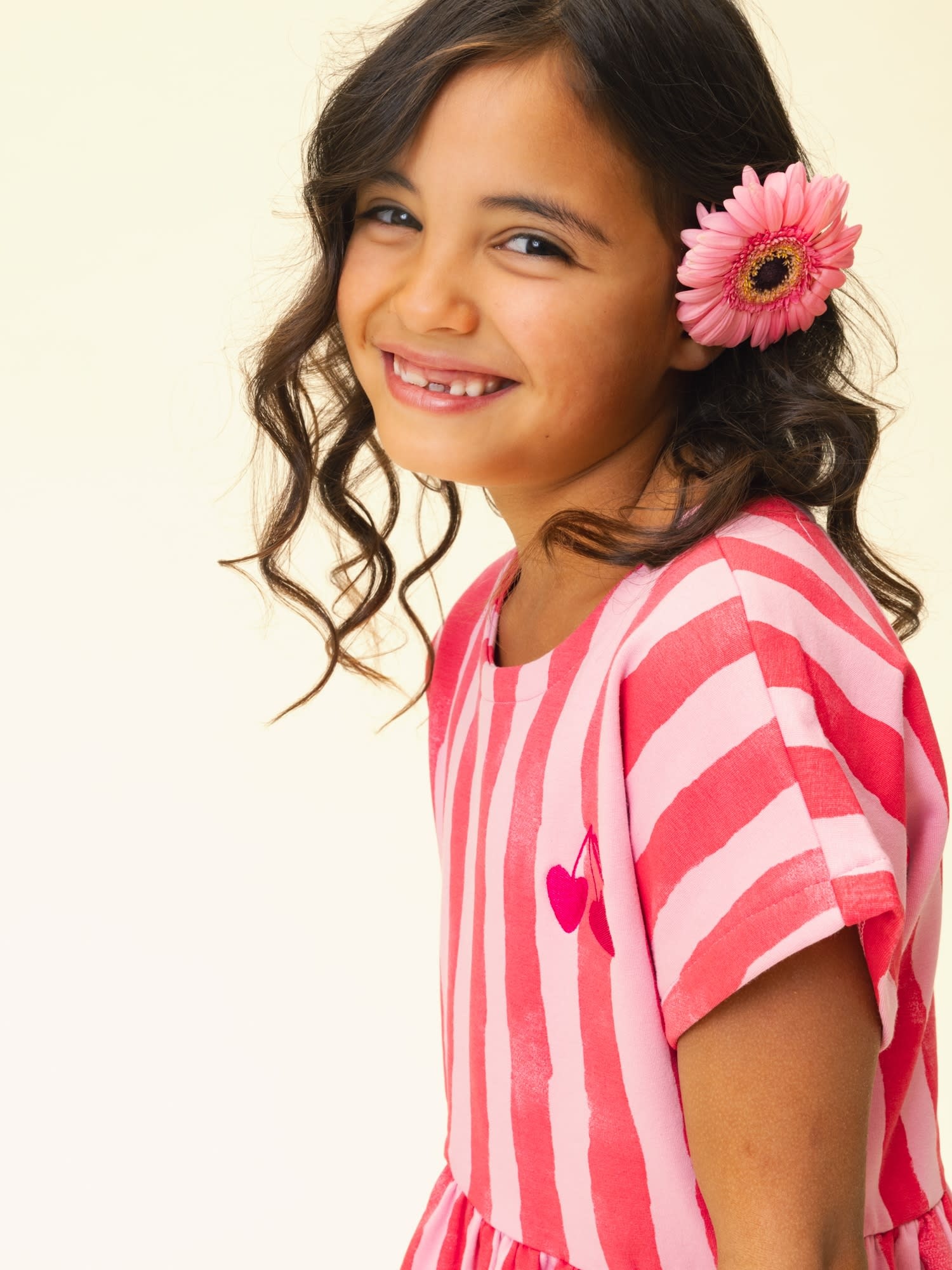 Looxs Little Striped Sweat Dress SS Stripe