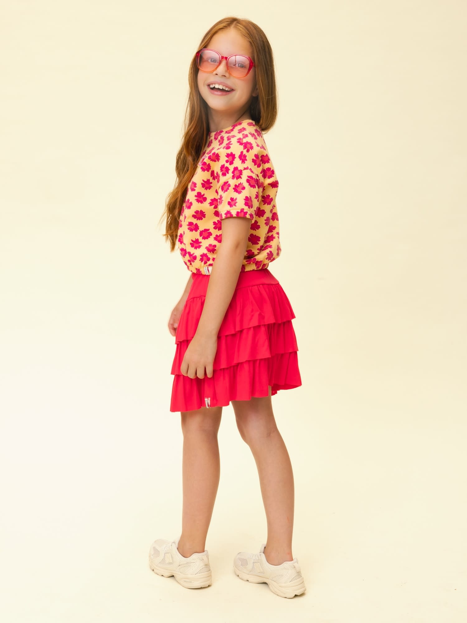 Looxs Little Sweater SS Wildflower aop