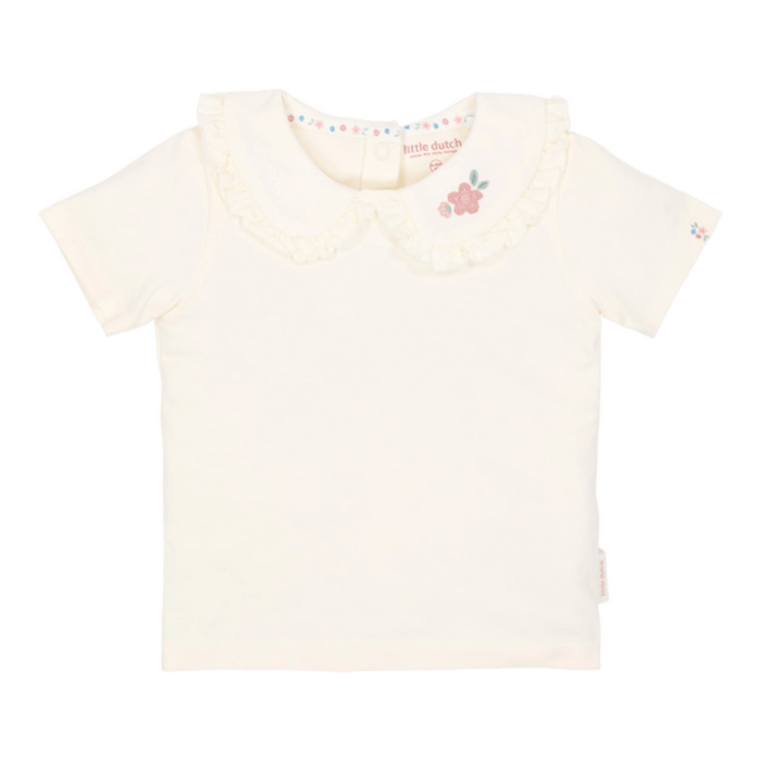 Little Dutch T-shirt korte mouw Creme CL26021020