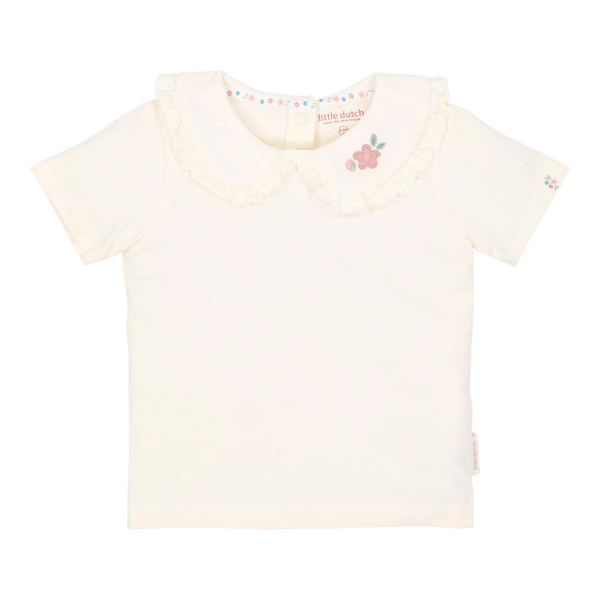 Little Dutch T-shirt korte mouw Creme CL26021020