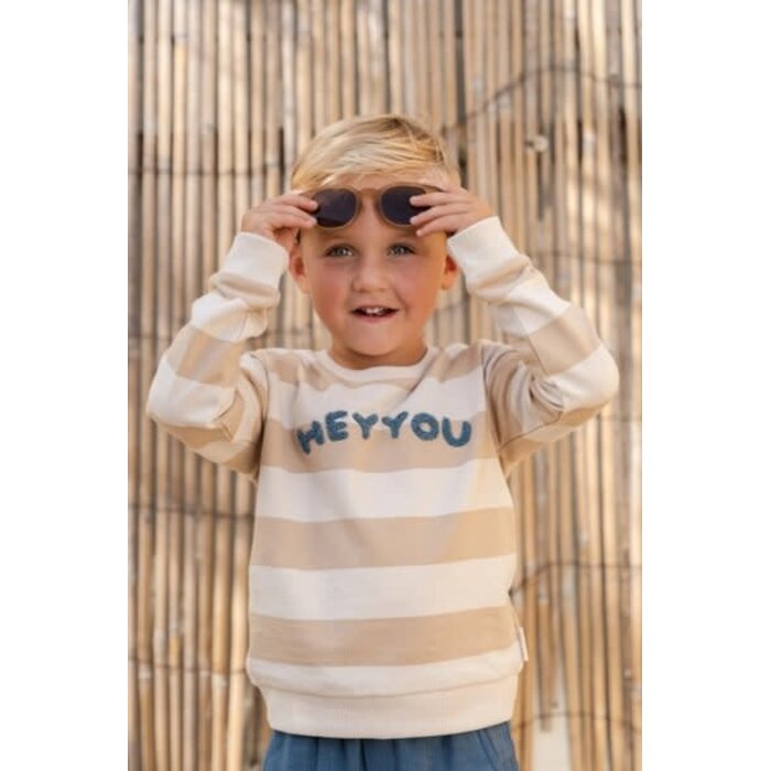 Little Dutch Sweater Biscuit Stripe