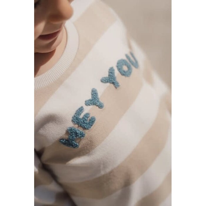 Little Dutch Sweater Biscuit Stripe