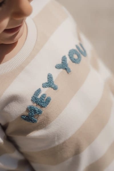 Little Dutch Sweater Biscuit Stripe