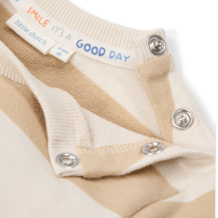 Little Dutch Sweater Biscuit Stripe