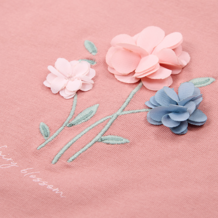 Little Dutch T-shirt korte mouw Pink Blush