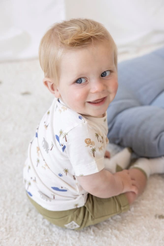 Feetje Short Groen - Safari Savage