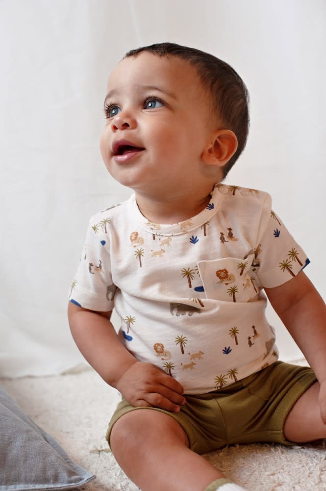 Feetje Short Groen - Safari Savage