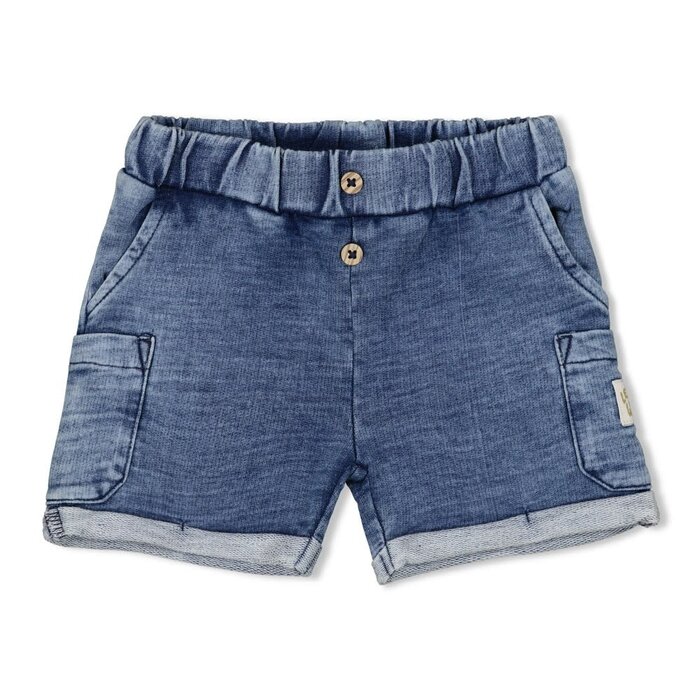 Feetje Short jogg L.blauw denim - Safari Savage