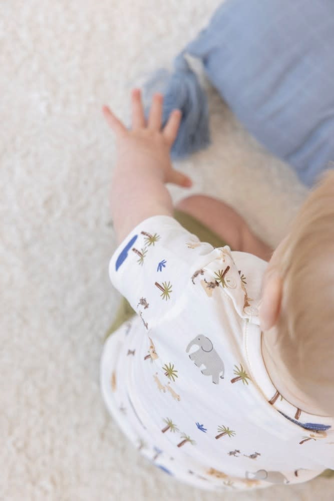 Feetje T-shirt AOP Offwhite - Safari Savage