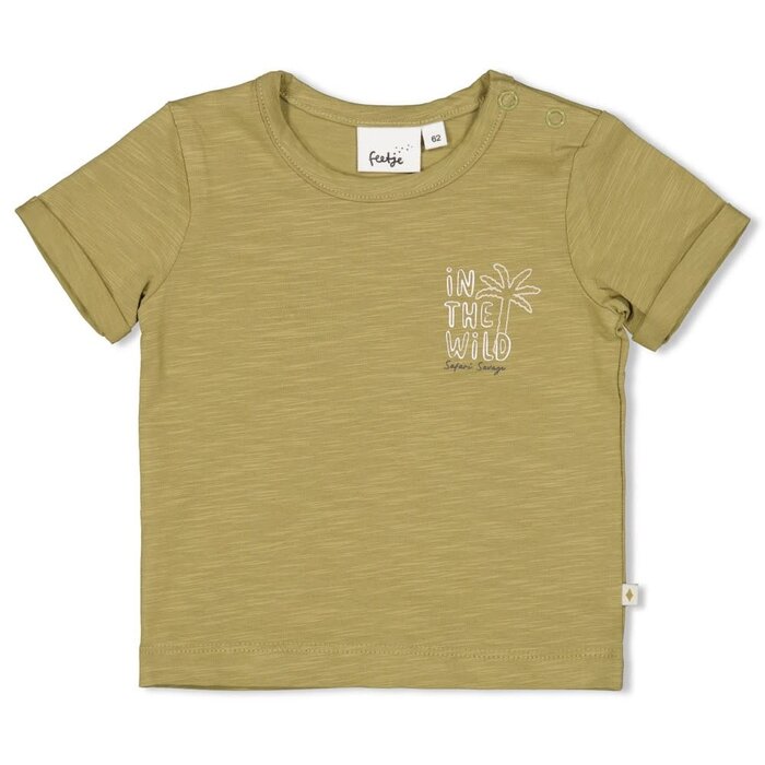 Feetje T-shirt Groen - Safari Savage