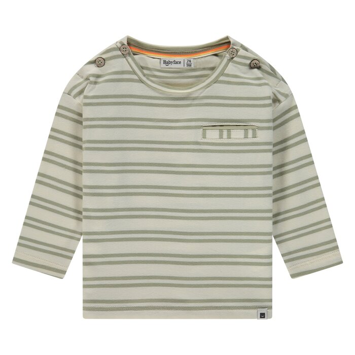 Babyface baby boys t-shirt long sleeve Sage