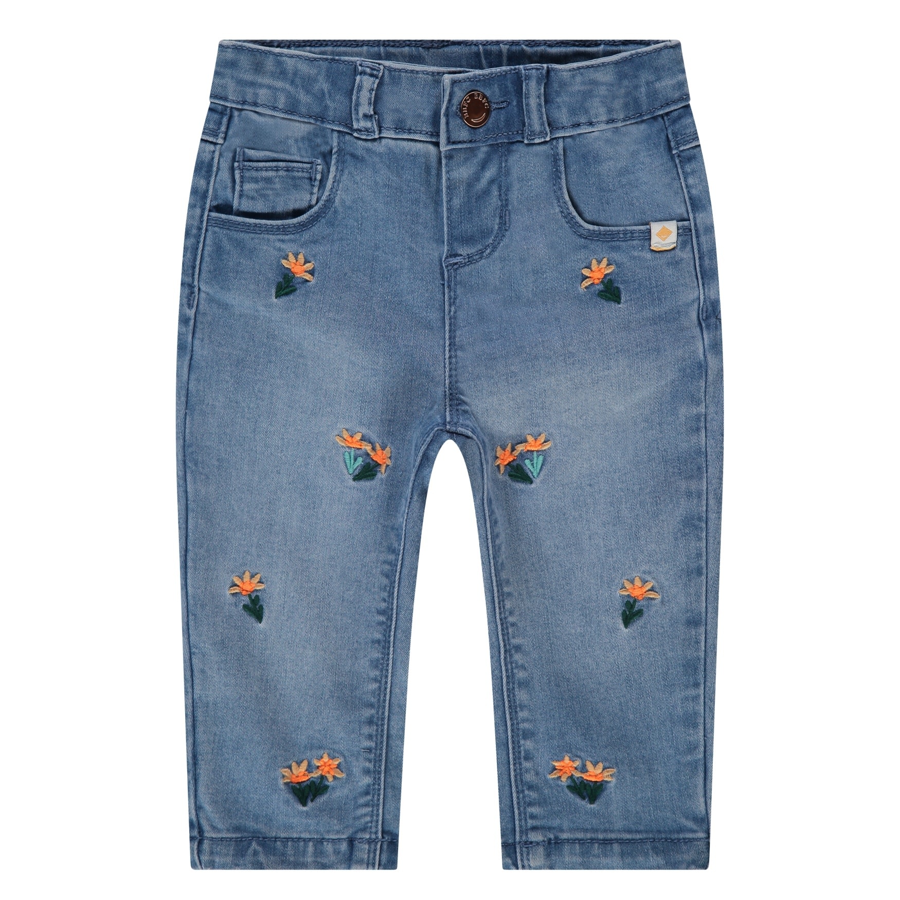 Babyface baby girls denim pants Medium blue BBE26128200