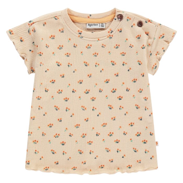 Babyface baby girls t-shirt short sleeve Light orange