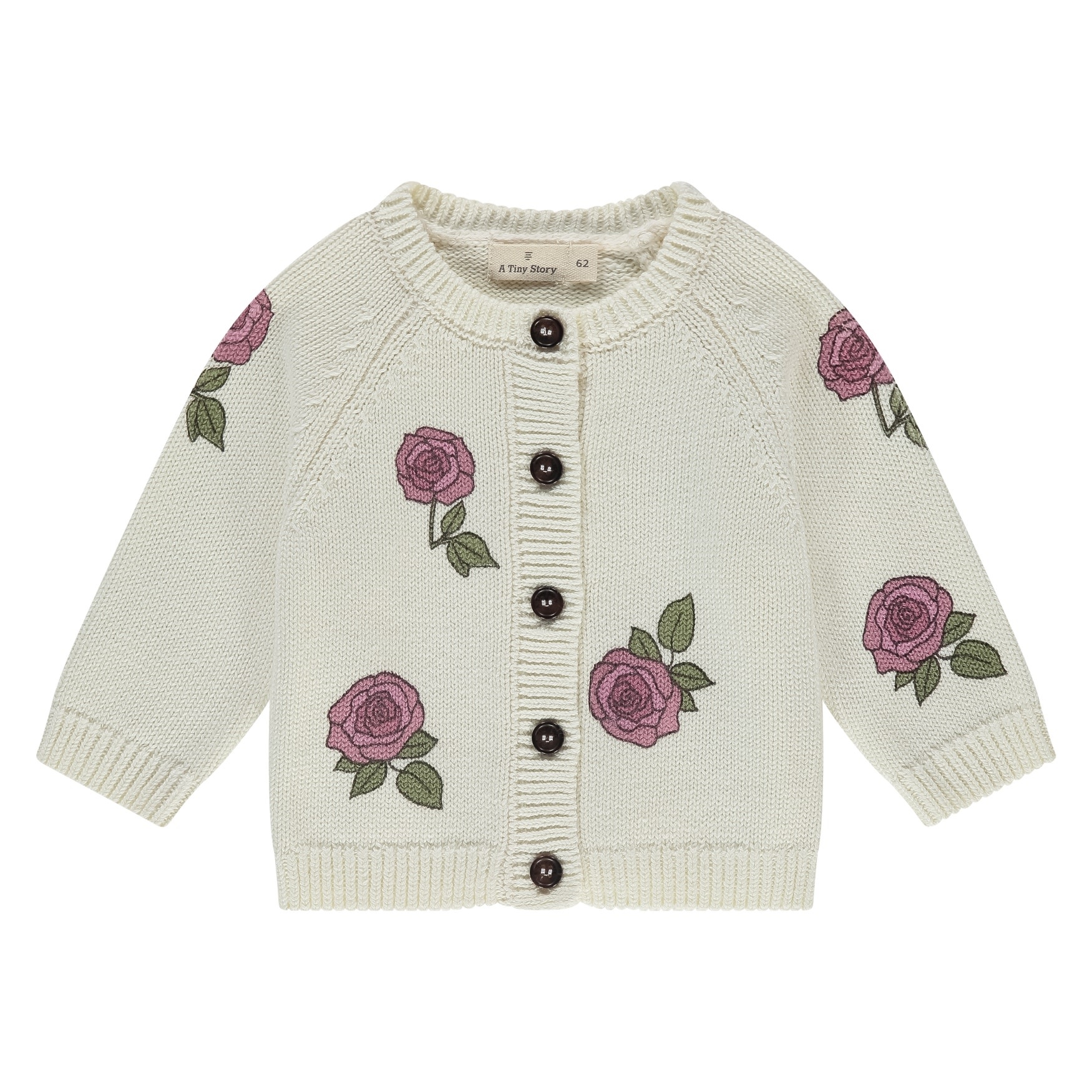 A Tiny Story baby cardigan Ecru