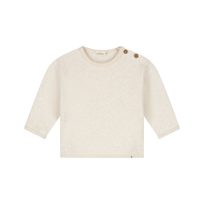 A Tiny Story baby pullover ecru melange TIN26129333