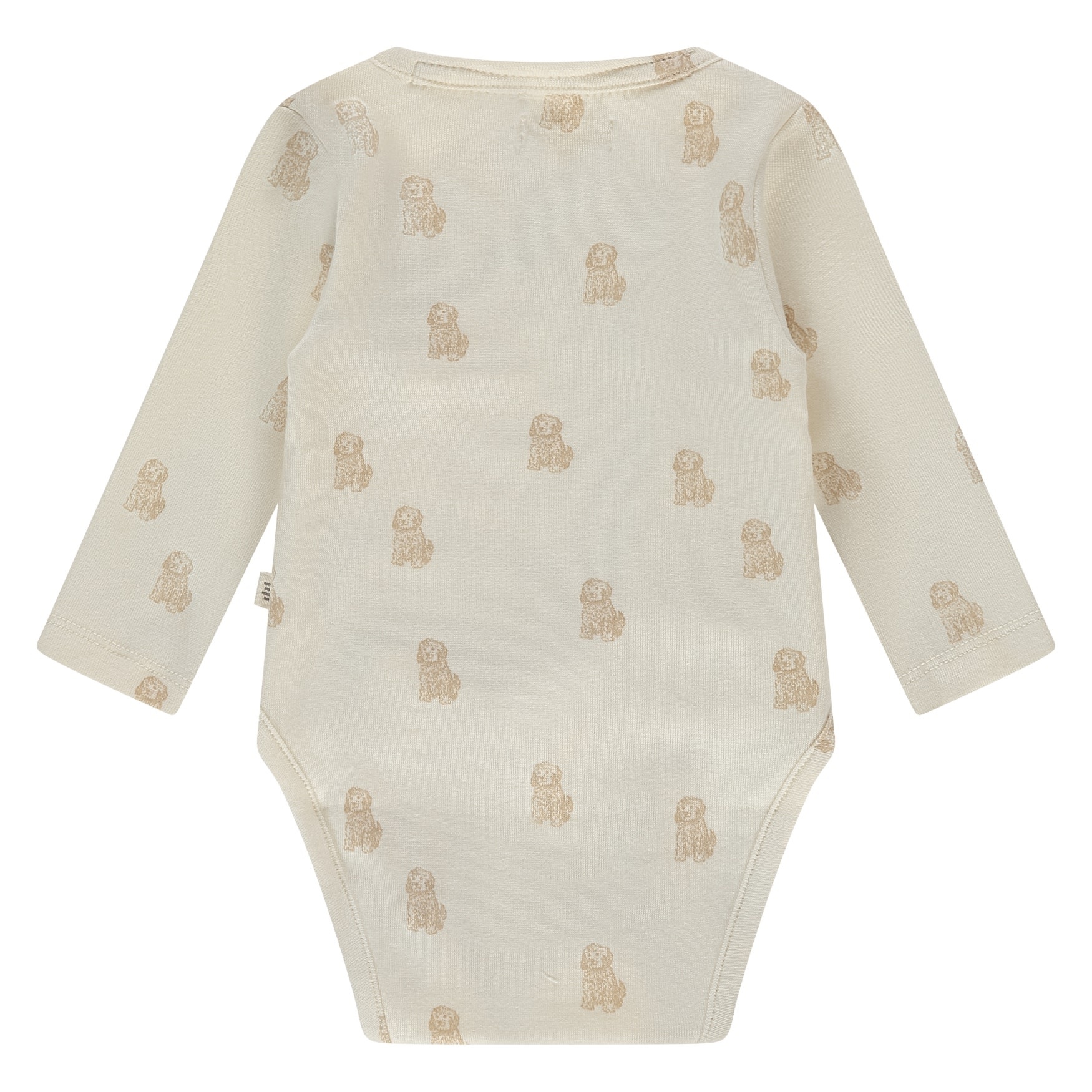 A Tiny Story baby romper long sleeve Ecru