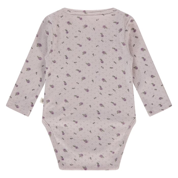 A Tiny Story baby romper long sleeve Light mauve