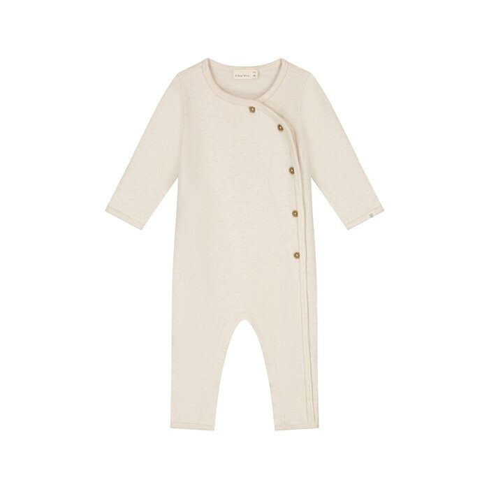 A Tiny Story baby suit ecru melange
