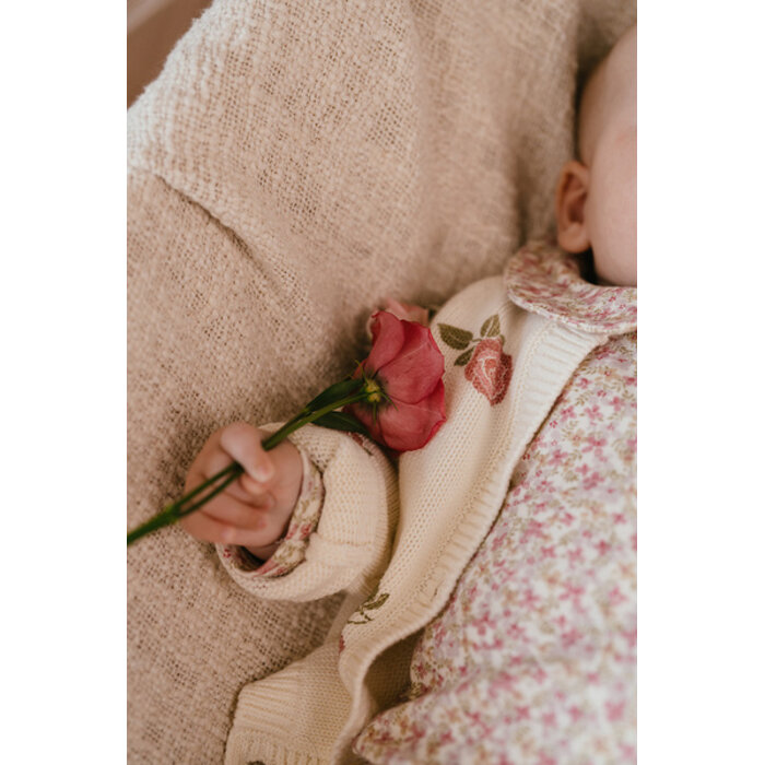 A Tiny Story baby cardigan Ecru