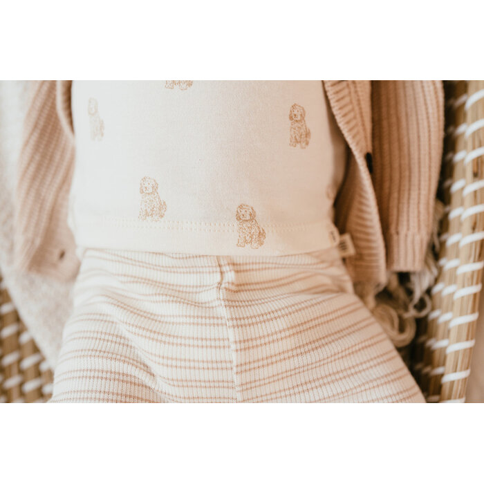 A Tiny Story baby t-shirt long sleeve Ecru