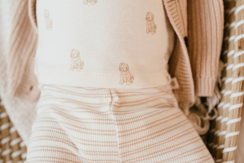 A Tiny Story baby t-shirt long sleeve Ecru