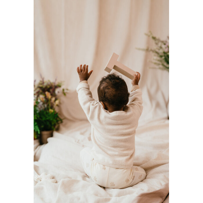 A Tiny Story baby pullover ecru melange TIN26129333