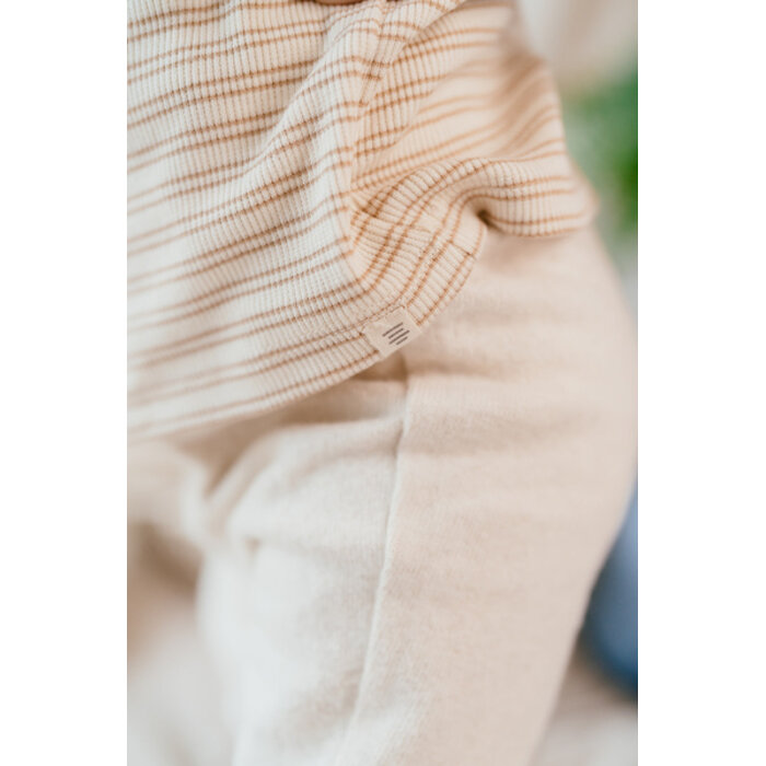 A Tiny Story baby pants ecru melange TIN26129238