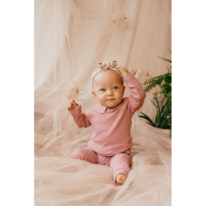 A Tiny Story baby t-shirt long sleeve Rouge