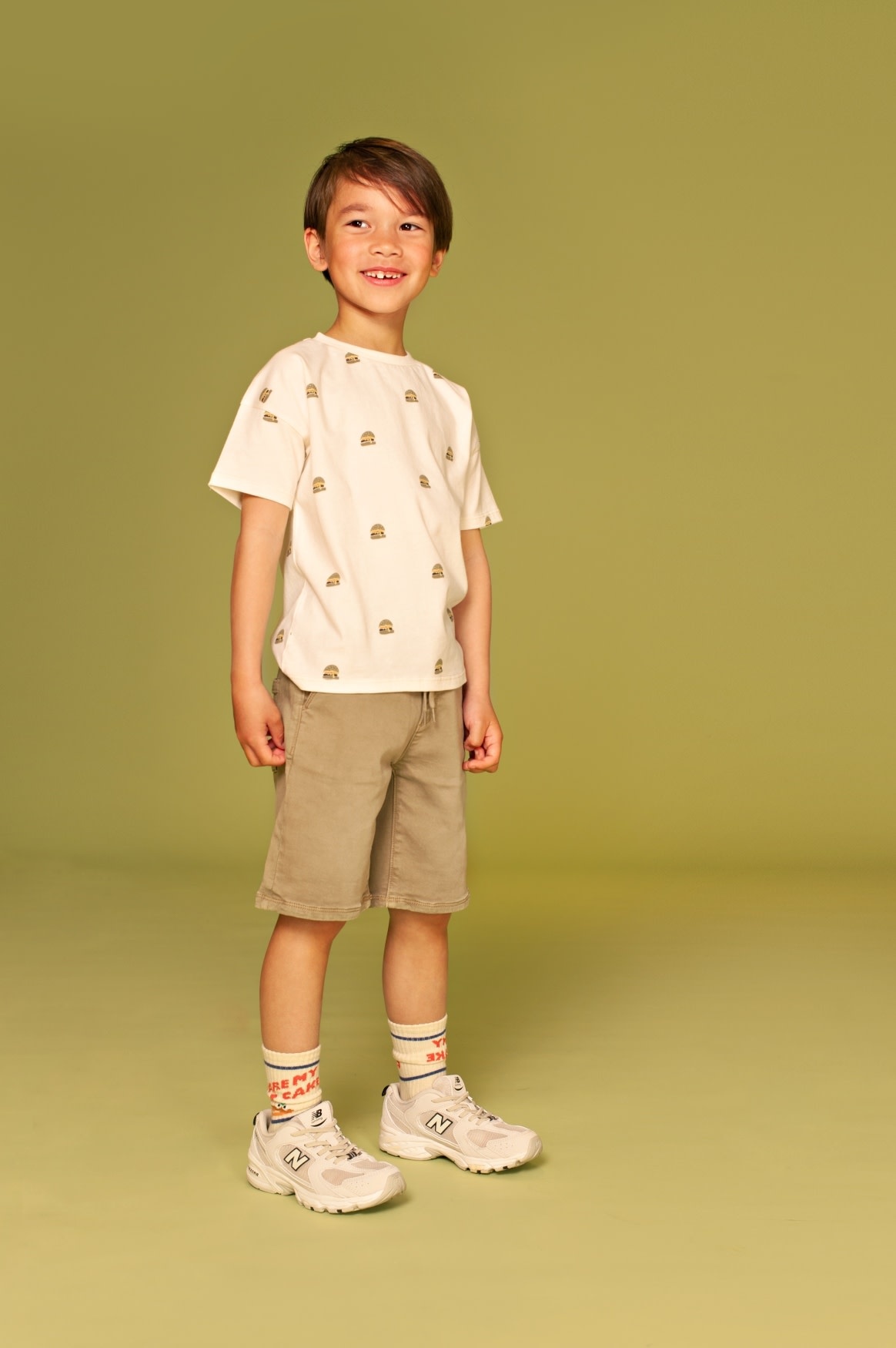 Stains & Stories boys t-shirt short sleeve Off-White