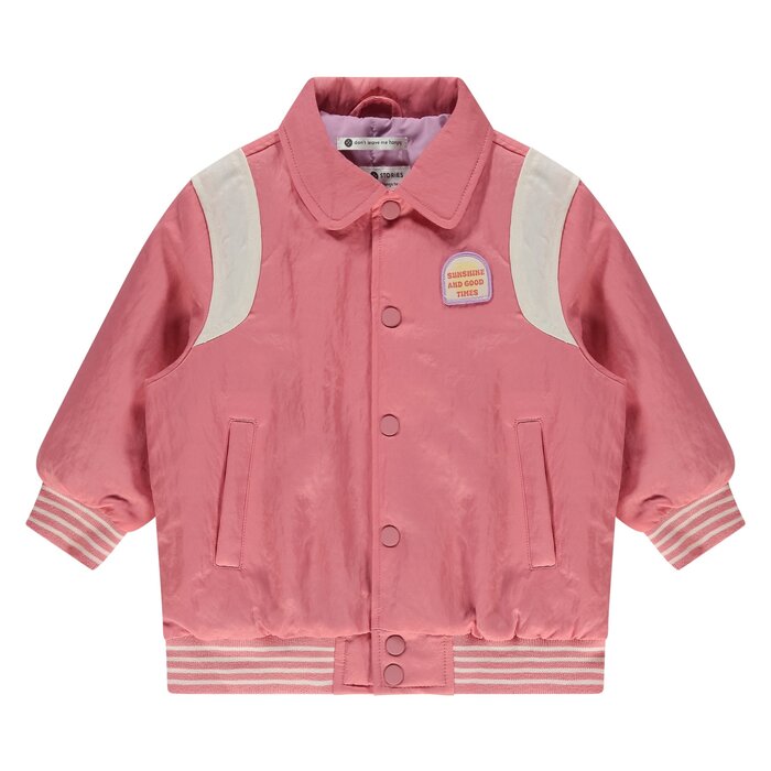 Stains & Stories girls summer jacket Pink