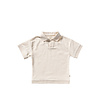 Stamped Palms | Casual Polo White Swan