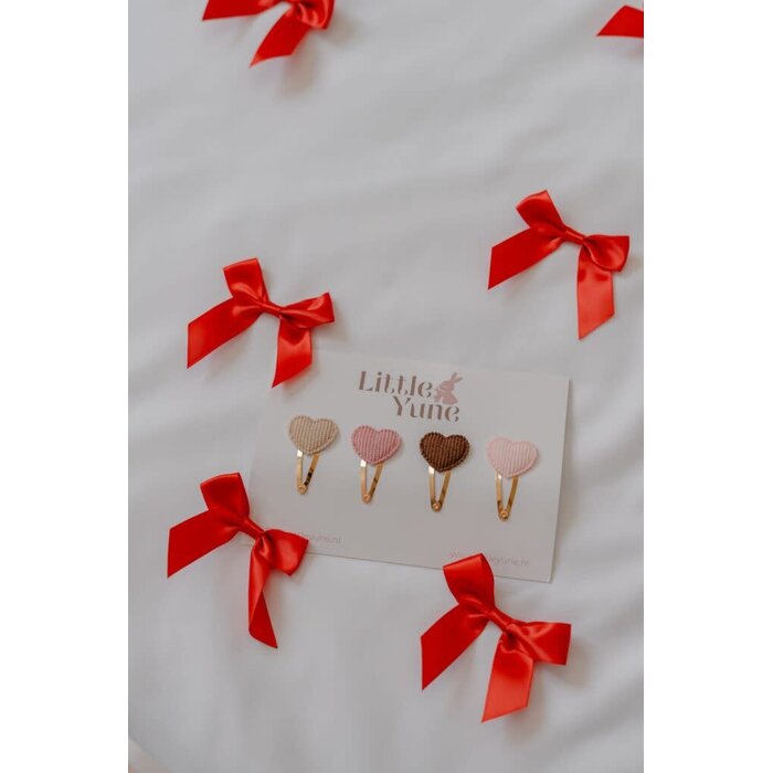 Little Yune Cuddle Hearts – Klikklak Haarspeldjes Set