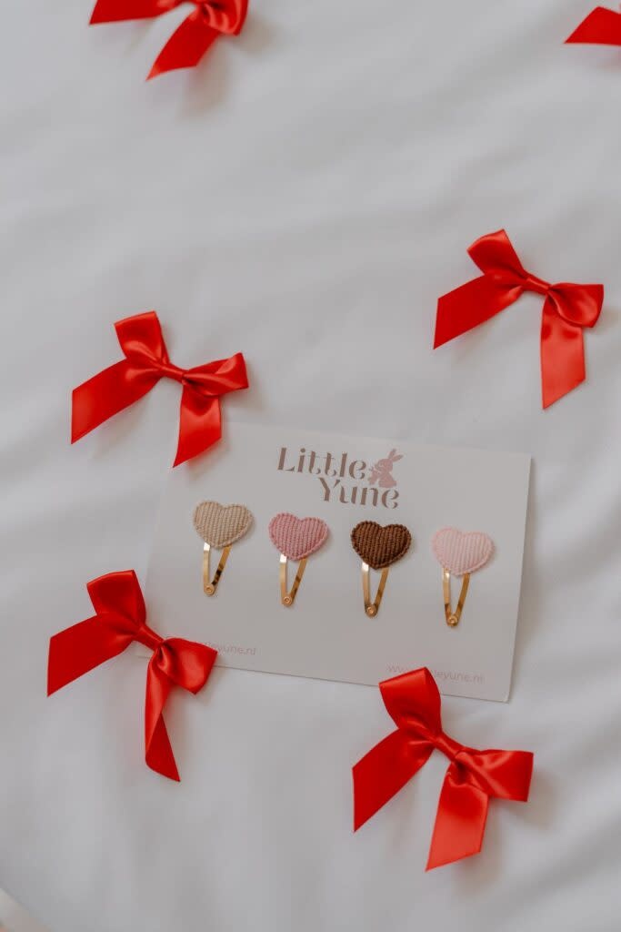 Little Yune Cuddle Hearts – Klikklak Haarspeldjes Set