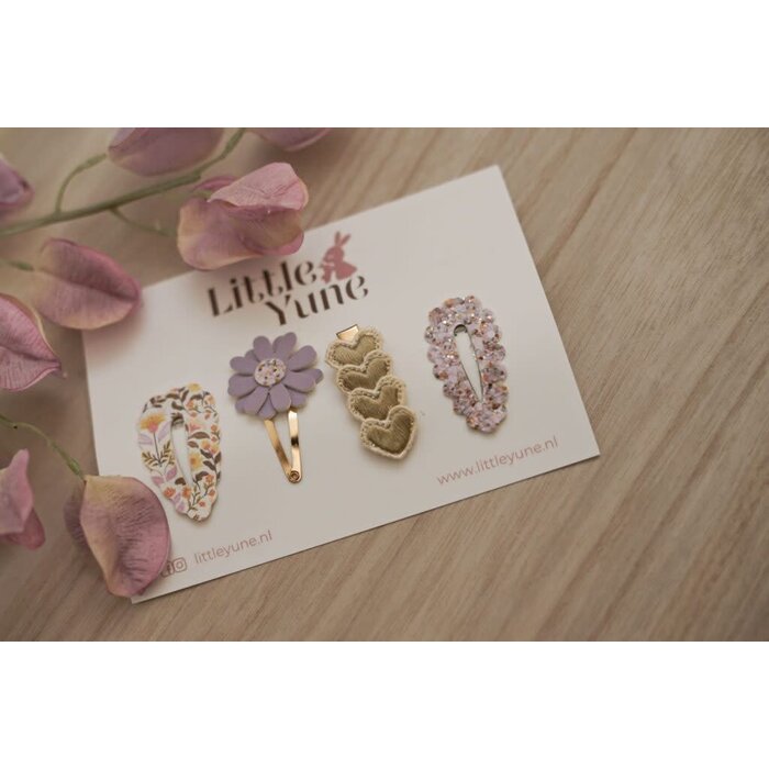 Little Yune Lavender Bloom – Klikklak Haarspeldjes Set