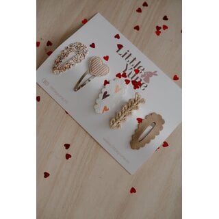 Little Yune Golden Heart Whisper– Klikklak Haarspeldjes Set