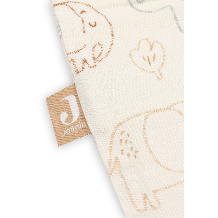 Jollein Slaapzak Hydrofiel 110cm Elephant Tales